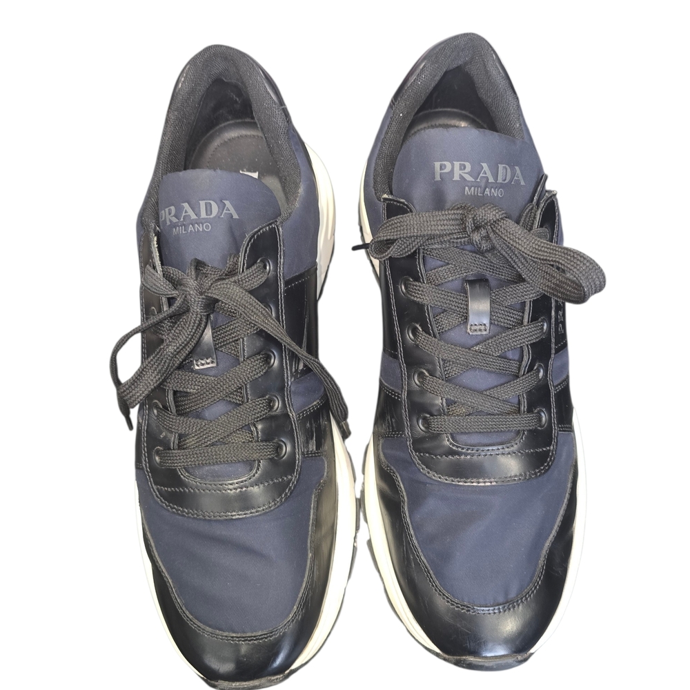 Prada Men's Navy Sneakers